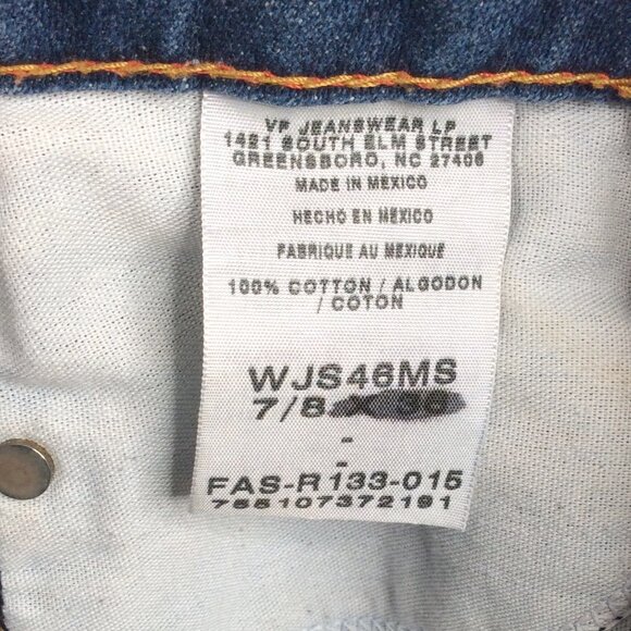 Twenty X Jackson Jeans Womens Size 7/8 Blue Denim Western Rodeo Boot Cut - Picture 8 of 8